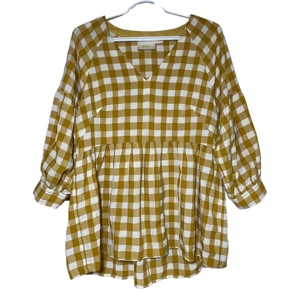 𝅺anthropologie Maeve April Babydoll Blouse size XS - Picture 5 of 8